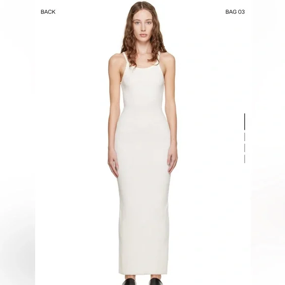 knee length dresses for ladies Long Sleeve Crewneck Maxi Dress | Butter Rib main image 1